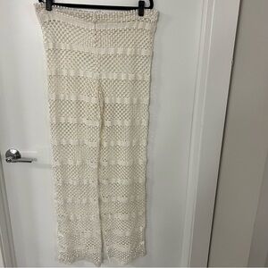 Crochet Coverup Pants Medium